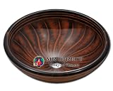 Hand Painted Tempered Glass Vessel Sink