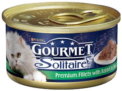 Gourmet Solitaire Rabbit 85 g (Pack of 12)