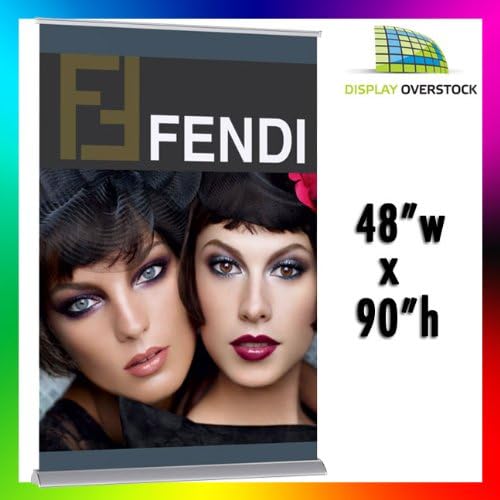48" x 90" BANNER STAND - FULL COLOR GRAPHICS - RETRACTABLE HARDWARE