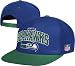 Mitchell & Ness Seattle Seahawks Flat Brim Snap Back Hat Adjustable