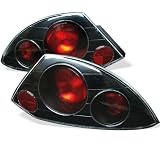 00-02 Mitsubishi Eclipse Euro Taillights - JDM Black 