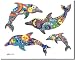 Crazy Dolphin Temporary Tattoo #79