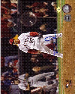 Autographed/Hand Signed 8x10 Photo Francisco Rodriguez Angels
