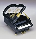 Music Box Miniature Piano Musical Jewelry Box Ring Holder Happy Anniversary