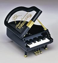 Happy Anniversary Music Box Piano Musical Jewelry Box Ring Holder