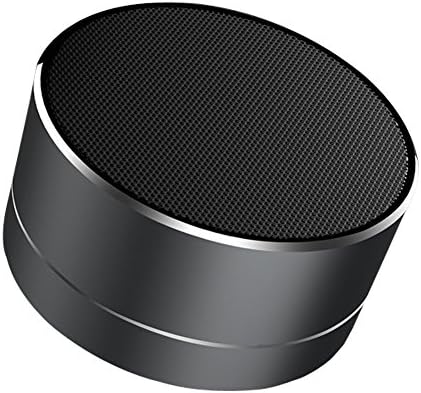 Portable Bluetooth Speaker, Super Stereo Mini Metal Wireless Speaker System, Mic Radio Function, Micro USB and TF Card Port for iPhone Android PC Tablet TV Outdoors