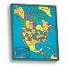 North America Framed Continent Jigsaw Puzzle 70pc