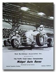 1966 Oakland Midget Racing Poster Print