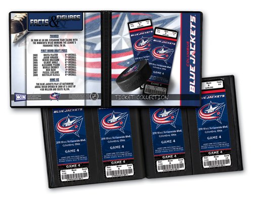 Columbus Blue Jackets Ticket Album - Book Holder
