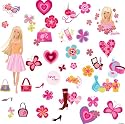 RoomMates RMK1158SCS Barbie Deco Peel & Stick Wall Decals
