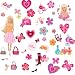 RoomMates RMK1158SCS Barbie Deco Peel & Stick Wall Decals