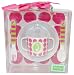Mud Pie Initial Baby Personalized Melamine Feeding Set with Pink Polka Dots, Letter O