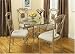 Sutton 5 Piece Dining Room Glass Table and Chair Set
