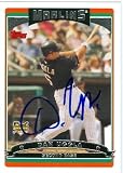 Dan Uggla Autographed/Hand Signed Baseball Card (Florida Marlins) -
