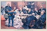 Art Poster, Puck Magazine: Our Overworked Supreme Court - 27.5 x 18.75