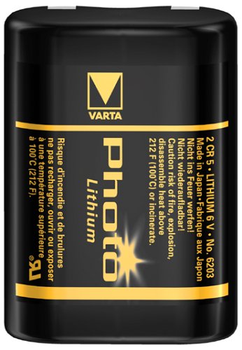 Varta 2CR5 6V Lithium Fotobatterie 1.500mAh