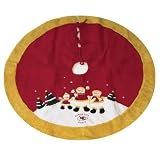Kansas City Chiefs 48" Snowman Tree Skirt