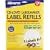 Memorex CD Labels Refills (120-Pack, White)