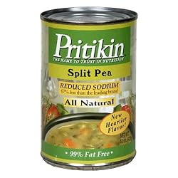 Pritikin Split Pea Soup, 15 Ounce Tins (Pack of 12)