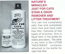 Nature's Miracle Just For Cats Stain & Odor Remover