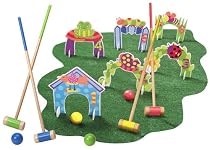 Alex Let's Play Croquet Indoors and Outdoors Preschool Croquet Set