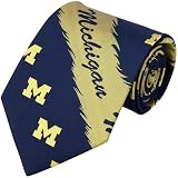 Michigan Wolverines Woven Silk Tie