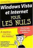 Windows Vista et Internet pour les nuls