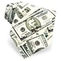 Men's US Currency Microfiber Tie by NovelTies in White
