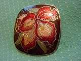 Cloisonné Scarf Pin