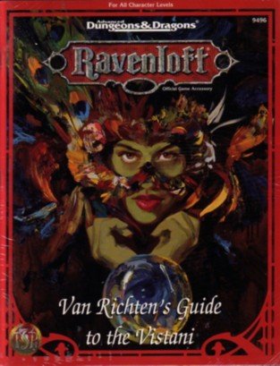 Cover image : Van Richten's Guide to the Vistani (Ravenloft Official Game Accessory)