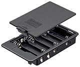 Wentronic Batteriehalter f&uuml;r 6x Mignon AA (geschlossenes Geh&auml;use)