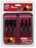 Vermont American 14482 Black Max 6 Piece 3/8-Inch to 1-Inch Spade Drill Bit Assortment