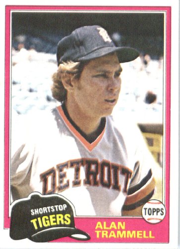 1981 Topps # 709 Alan Trammell Detroit Tigers Baseball Card
