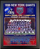1990 New York Giants Super Bowl XXV Champions 11 x 13 Plaque from Healy Pro