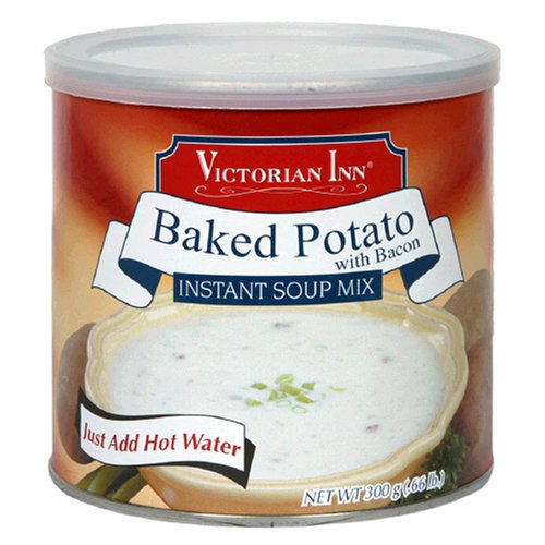 Victorian Inn Instant Soup Mix, Baked Potato with Bacon (Pack of 6) by Baked Potato Soup Mixes