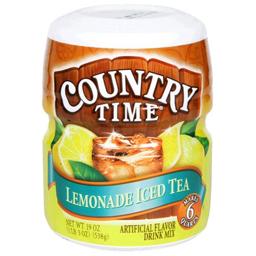 Country Time Lemonade Ice Tea, 19-Ounce Canisters (Pack of 6) by Country Time
