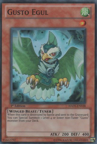 Yu-Gi-Oh! - Gusto Egul (HA05-EN038) - Hidden Arsenal 5 - 1st Edition - Super Rare