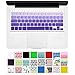 DHZ Purple Gradient Keyboard Cover Silicone Skin for 2015 or Older Version MacBook Air 13 MacBook Pro 13 15