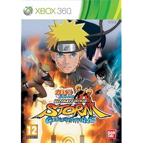 Naruto Shippuden : ultimate Ninja storm generations + Booster (paquet de 8 cartes Naruto)