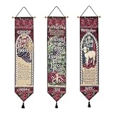 Review Manual Woodworkers  / Biblical Verse Bell Pull Wall Hangings- Set of 3