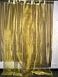 Organza Sheers-2 Organza Gold Embroidereded Sari Curtains Sheers Drapes Panel 92" Tabs