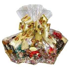 Gourmet Christmas Tree Basket - Christmas Gift Baskets