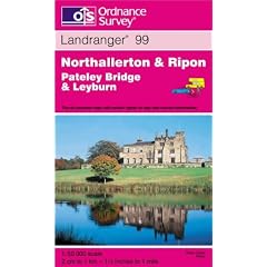 Northallerton and Ripon, Pateley Bridge and Leyburn (Landranger Maps)