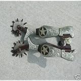 Taxas Star spurs with jinglebobs