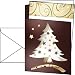 Sigel DS383 Weihnachts-Karten (inkl. Umschl�ge), Dancing Tree, Goldpr�gung, Edelkarton+ Einlageblatt (Ink/Laser/Copy), 270+100 g, A6 (A5), 10+10 ST