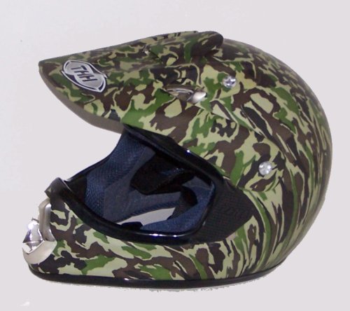 ATV Dirt Bike MotoCross Helmet THH Camo