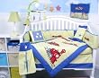 Choo Choo Train Baby Boy Crib Nursery Bedding SET 10pcs