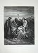 1870 DORE BIBLE SCENE JOB FRIENDS FINE ART PRINT