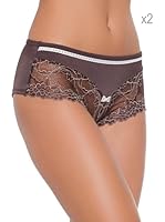 Selene Pack x 2 Coulottes Flavia / Lucía (Marrón)