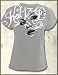 Kat Von D Sketch Face Women's Short Sleeve Tee Shirt in Silver